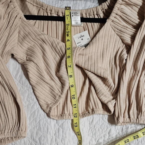 L*Space Jemma cropped knit top NWT - Picture 4 of 6